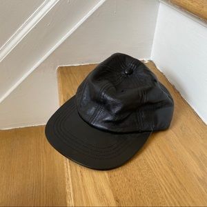 American Apparel Fitted Leather Hat
